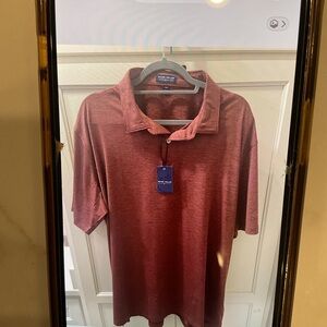 Peter Millar Maroon Polo Shirt